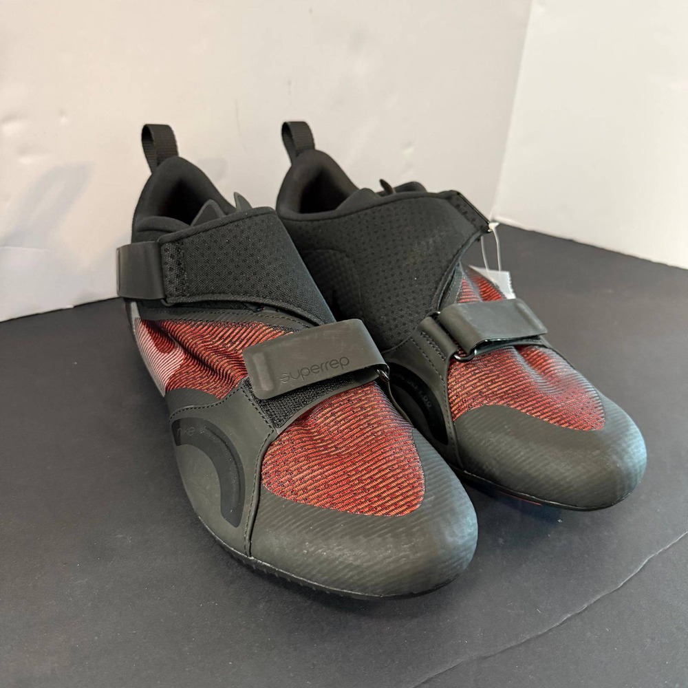 Nike SuperRep Cycle Mens Indoor Cycling Shoes Black Crimson Red 6445008 Size 12 - Picture 2 of 16